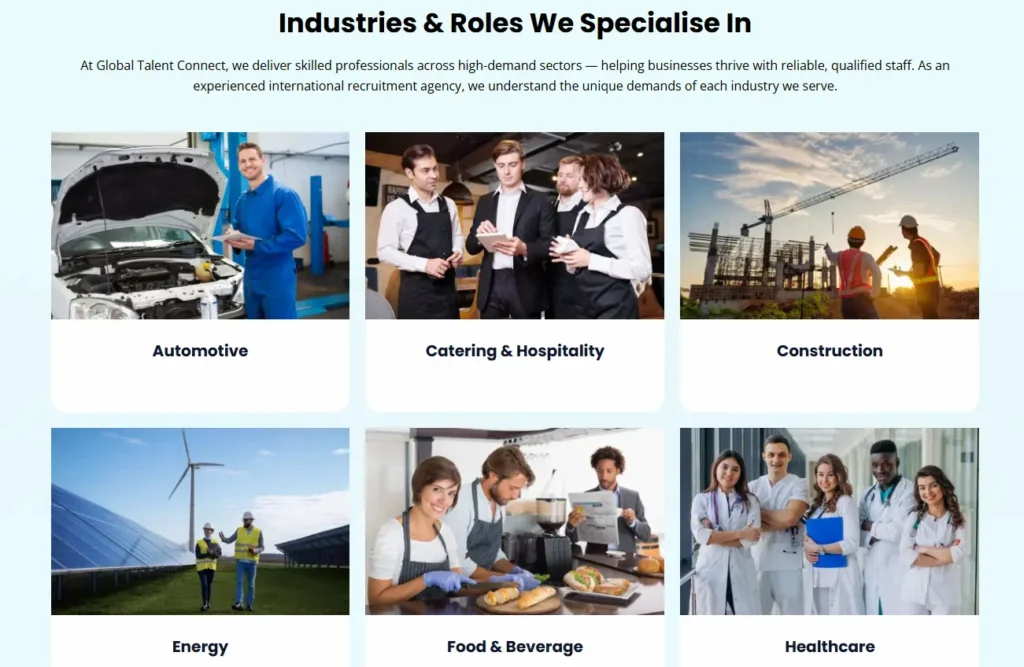 industries we specialise